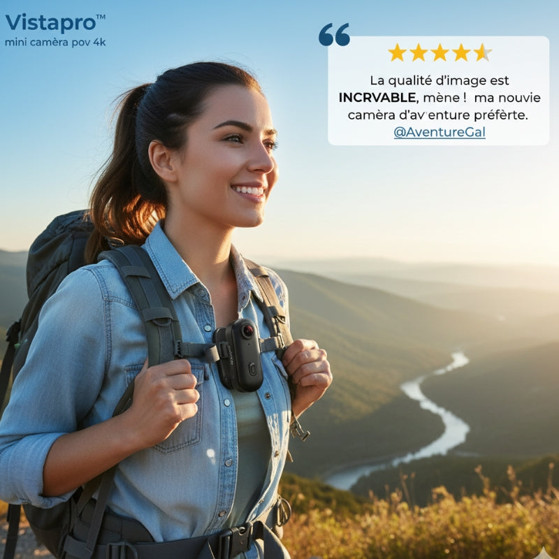 VistaPro ™-Mini Caméra Pov 4k