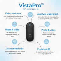 VistaPro ™-Mini Caméra  Pov 4k